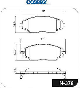 Jogo Pastilha Freio Dianteiro - Sonic 1.6 16v 2012 a 2014