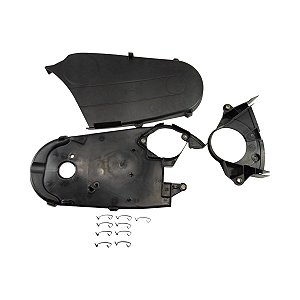 Kit Capa Correia Dentada - Gol 1.0 8v - Motor AT 1996 a 2002  - Com Trava