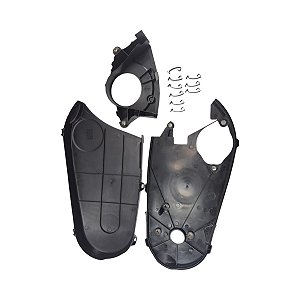 Kit Capa Correia Dentada - Gol 1.0 8v Motor Power 1997 a 2012 - Com Trava