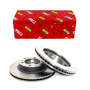 Par Disco Freio Dianteiro Hilux / SW4 / SRV 2.5/2.7 16v - 2.8 8v - 3.0 8v/16v 2002 a 2015