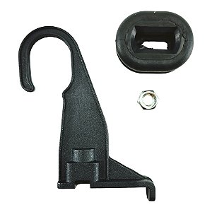 Kit Suporte e Coxim Radiador Superior Palio Weekend Adventure 1999 a 2001