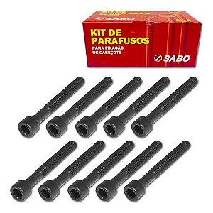 Jogo Parafuso Fixação Cabeçote Gol 1.6/1.8/2.0 8v 1985 a 2000