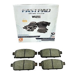 Jogo Pastilha Freio Traseiro Cruze 1.8 16v 2011 a 2016 - Cerâmica