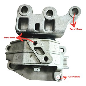 Coxim Motor Dianteiro Direito Voyage G5 / G6 / G7 1.0/1.6 8v 2008 a 2022