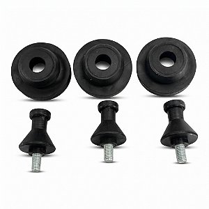 Kit Coxim Fixação Caixa Filtro Ar Tiguan 2009 a 2017