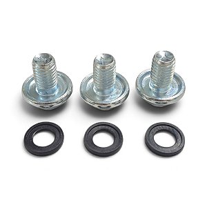 3 Bujão Dreno Carter Óleo Motor 12mm Cruze 1.4/1.8 16v após 2012... - Com Anel Vedação