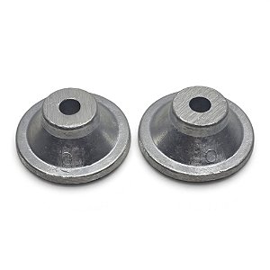 Par Prato Espaçador Rolamento Amortecedor Dianteiro Corsa Novo 1.0/1.4/1.8 8v 2003 a 2012 - Aluminio