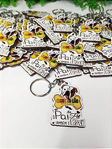Chaveiros em mdf personalizado  com sua marca colorida