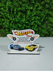 Centro de Mesa Hot Wheels