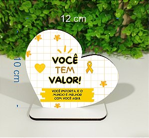 Lembrancinha Setembro Amarelo Você tem valor