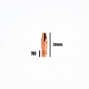 TUBO DE CONTATO 1,2MM - 30MM X M8 (MOD. MA063)