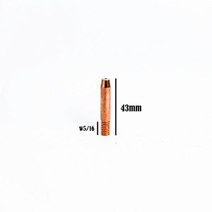 TUBO DE CONTATO 0,8MM - 43MM X 5/16 (MOD. MA280)