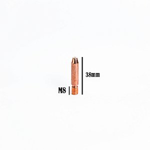 TUBO DE CONTATO 0,9MM - 38MM X M8 (MOD. MA031)