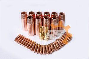 KIT BOCAL PLUS 15 + PORTA BICO + TUBO DE CONTATO 1,0MM