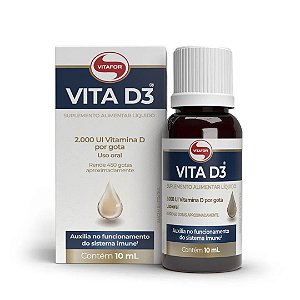 Vita D3 GOTAS Frasco 10ml - Vitafor