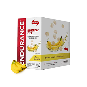 Endurance Energy Gel 12 Sachês (30g cada) BANANA - Vitafor