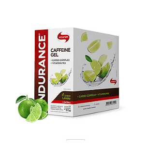 Endurance Caffeine Gel 12 Sachês LIMÃO - Vitafor