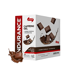 Endurance Caffeine Gel 12 Sachês (30g cada) CHOCOLATE BELGA - Vitafor