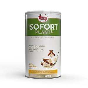 ISOFORT PLANT (Life Vegan) 450g BANANA COM CANELA - Vitafor