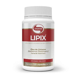 Lipix (Óleo de Cártamo) 120 Cápsulas - Vitafor