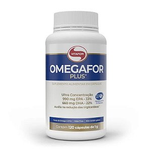 Omegafor Plus 120 Cápsulas - Vitafor