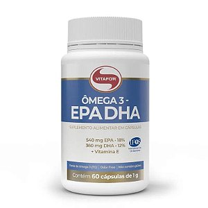 Ômega 3 - EPA DHA 60 Cápsulas - Vitafor