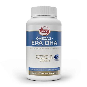 Ômega 3 - EPA DHA 120 Cápsulas - Vitafor