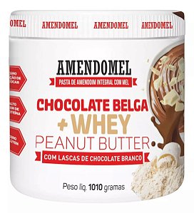 Pasta Chocolate Belga + Whey 1010g - Amendomel