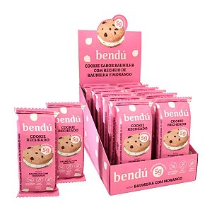 Cookies Recheado (MORANGO COM BAUNILHA) c/12 - Bendú