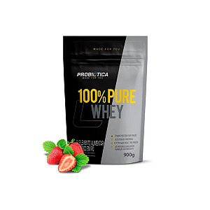 100% Pure Whey REFIL Morango - Probiotica