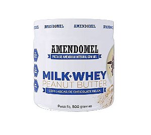 Pasta Amendoim Milk + Whey 1010g - Amendomel