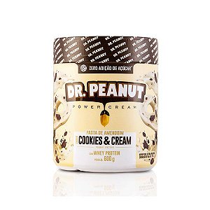 Pasta de Amendoim Dr Peanut 600g COOKIES