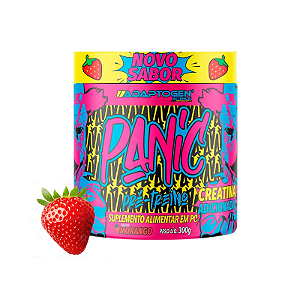 Panic Pre Workout Morango 300g - Adaptogen