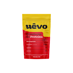 PROTEINA EM PÓ UÊVO MORANGO 420G - ALBUMINA