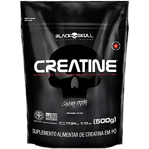Refil Creatine 100% Pura 500g - BlackSkull