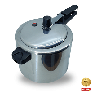 Panela de Pressão Mega Aluminio 4,5 Litros - Prata