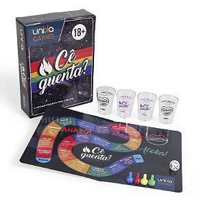 Jogo de Tabuleiro Cê Guenta LGBT Drink Shot (+18) - Unika Games