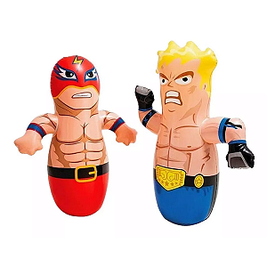 Joao Bobo Boneco Teimoso Boxeador Inflável Bate e Volta