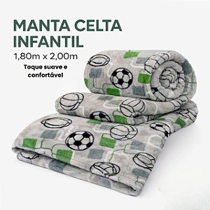 Manta Celta Infantil Estampada Casal Corttex