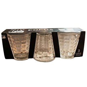 Conjunto De Copos c/ 3 Peças 235ml