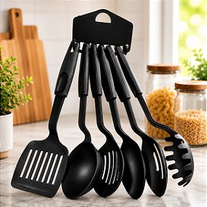 KIT DE UTENSILIOS DE COZINHA C 6 PCS