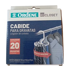 CABIDE PLASTICO GIRATORIO P/GRAVATAS