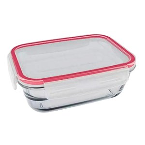 POTE HERMETICO VIDRO QUADRADO 500 ML