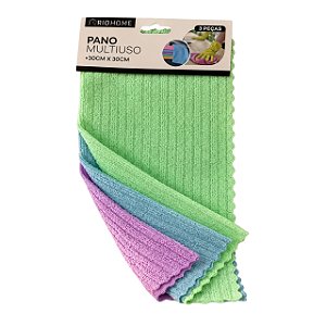 Kit 3 Panos Multiuso 30cmx30cm RioHome