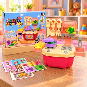 Maleta Cozinha Divertida Com Acessórios DDG Toys