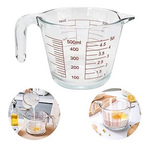 Jarra Medidora Em Vidro 500ml