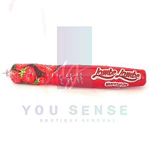 Caneta Lambe Lambe - Morango