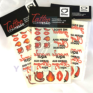 Tatoo Temporária - Sabor Baunilha