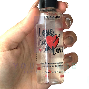 Love In Love Óleo de Massagem - 60ml