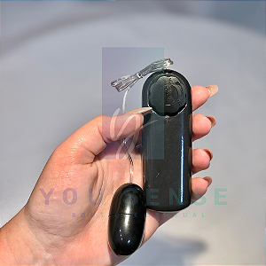 Bullet Mini Vibrador Multivelocidades - Preto